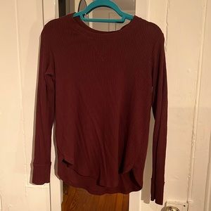 Abercrombie & Fitch maroon sweater
